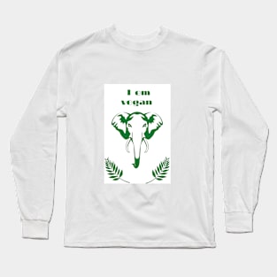 I em vegan Long Sleeve T-Shirt